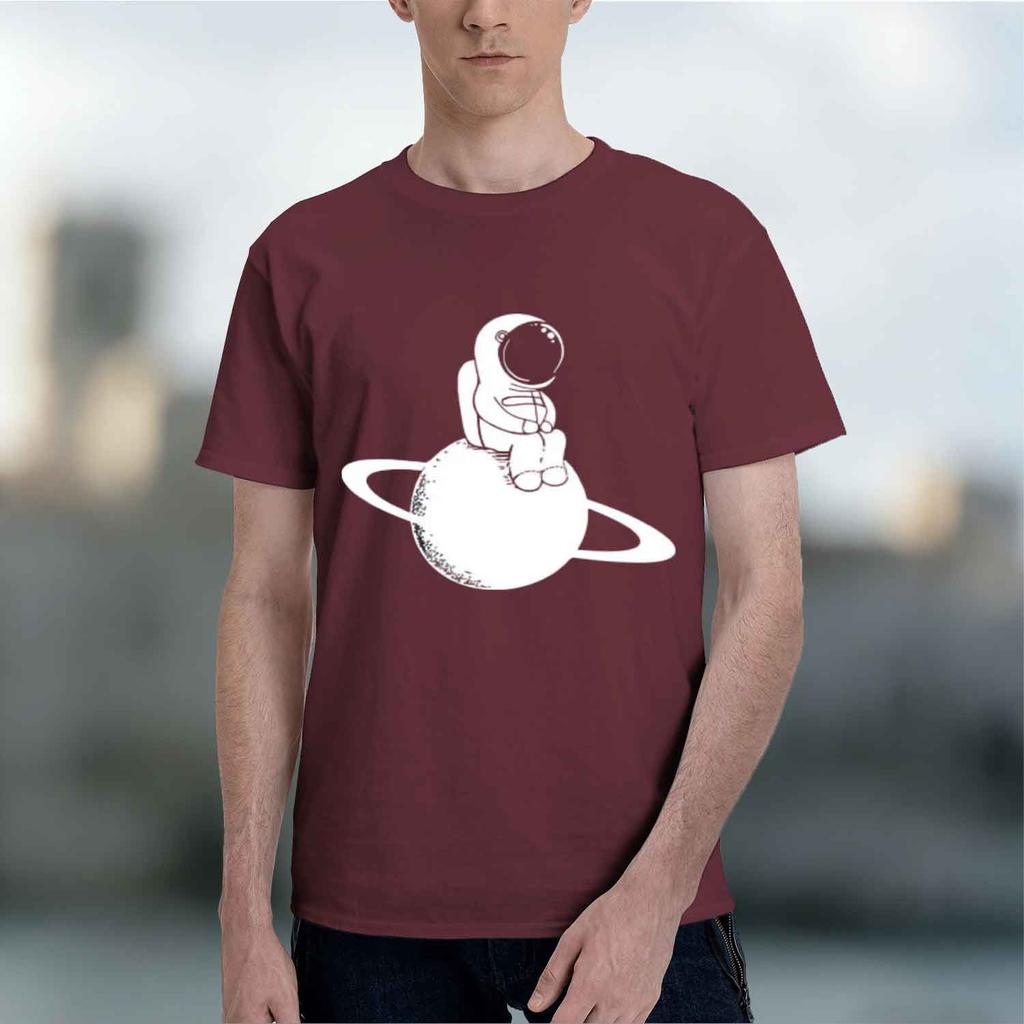 2026 New Model Unisexs Tshirt 100 Cotton Short Sleeve Space Print Unisex T Shirt Casual Summer Loose Unisex Tshirt Cool Tshirt Male T