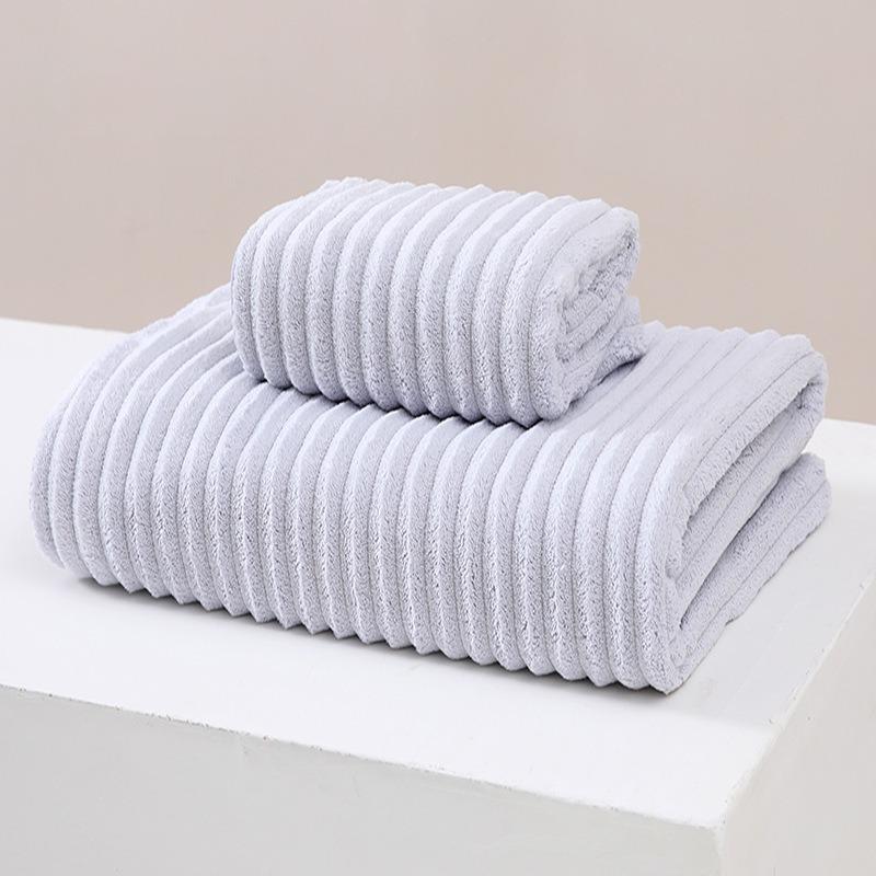 Coral Fleece Towels, Bath Towels, Thickened Face Towels, Household Absorbent Quick Drying, Soft and Lint Free