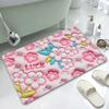 Thickened Absorbent Diatomaceous Mud Embossed Carpet Entry Door Mat Toilet Bathroom Kitchen Balcony Non-slip Mat