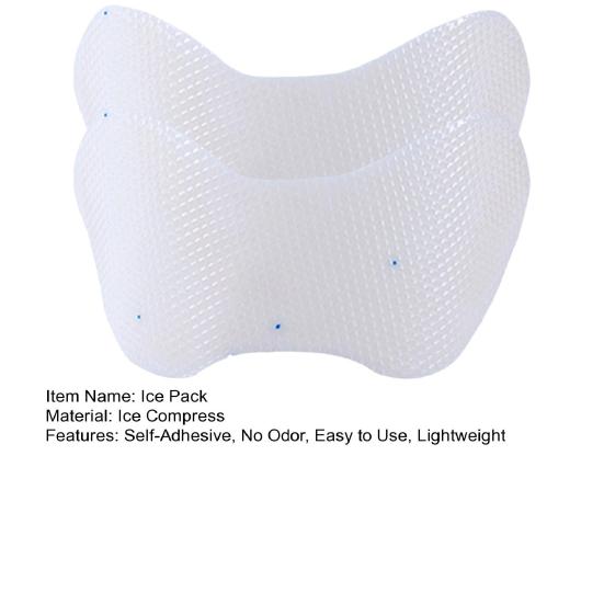 Instant Cold Compress Pack Samolepící Lehký přenosný Otok Úleva od bolesti Jednorázový Cold Compress Ice Pack