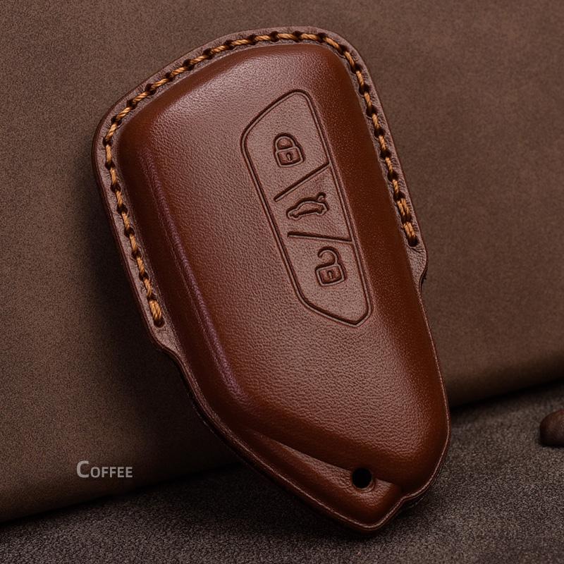 Suitable for Volkswagen Golf 8 key cover eight generations ID4X leather car key case buckle shell