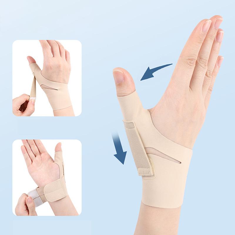 1Pc Thumb Brace Wrist Stabilizer Pain Relief Right Or Left Hand Soft Thumb Support Compression Sleeve Protector For Women Men