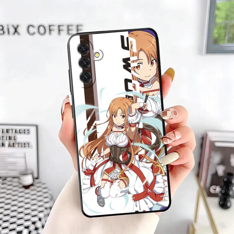 

Anime S-Sword O-Online SAO Soft Phone Case for Samsung A17 A37 A57 A16 A26 A36 A56 A15 A25 A35 A55 A14 A24 A34 A54 A13 A23 A33 A Samsung A15