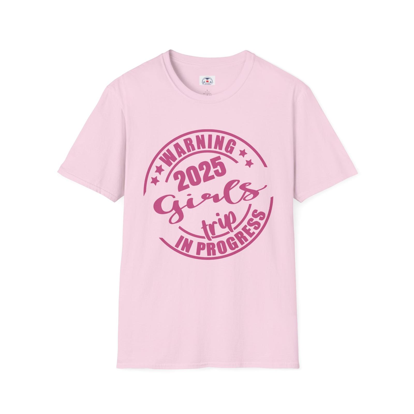 Girls Trip 2025 T-Shirt, Vacation Shirt Fun tee Travel Apparel Gift for her S