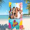 Beach Towel with Soy Luna Pattern - soft,absorbent,machine washable Lightweight&Modern,swimming,Travel Essentials