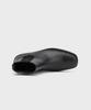 Firenze Atelier [Vibram] Minimal Semi-Square Line Chelsea Boots 7430 [Crack Black]