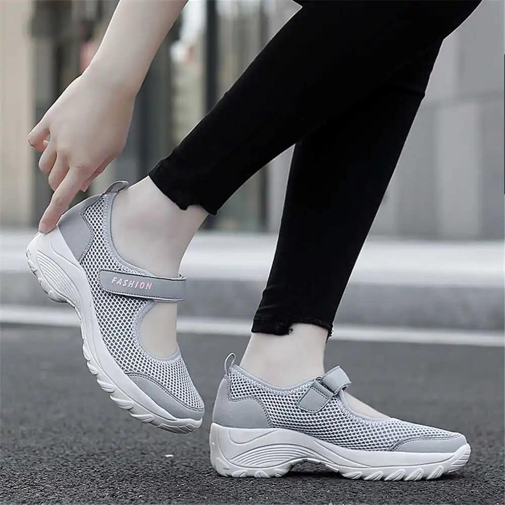 Hohe Sohle 39-40 Jugend Schuhe Slipper Weiß Damen Sneaker Große Größen Für Dicke Frauen Sport Vzuttya Einzigartig Importiert