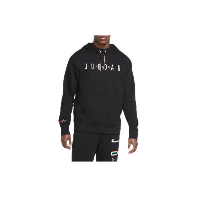 Jordan Sweatshirts Men's Black Hooded Moderate Regular CK9568-011