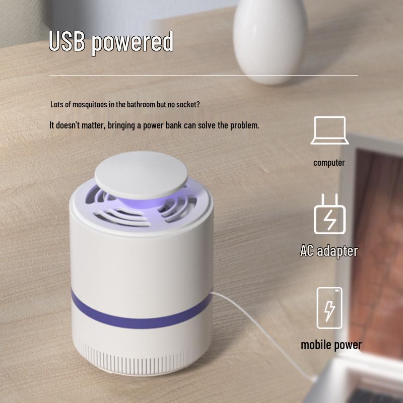 USB Photocatalyst Mosquito Killer Lamp - 365 Household Trap