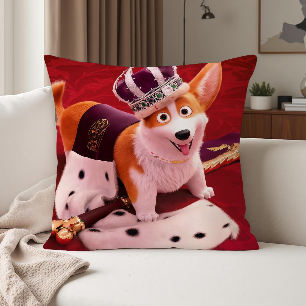 

Movie The Qqueens Ccorgi Pillow Case Suitable For Bedrooms Living Rooms Cars Home Decoration 30cmx30cm