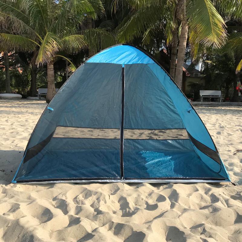 Tri-polar Mesh Beach Tent