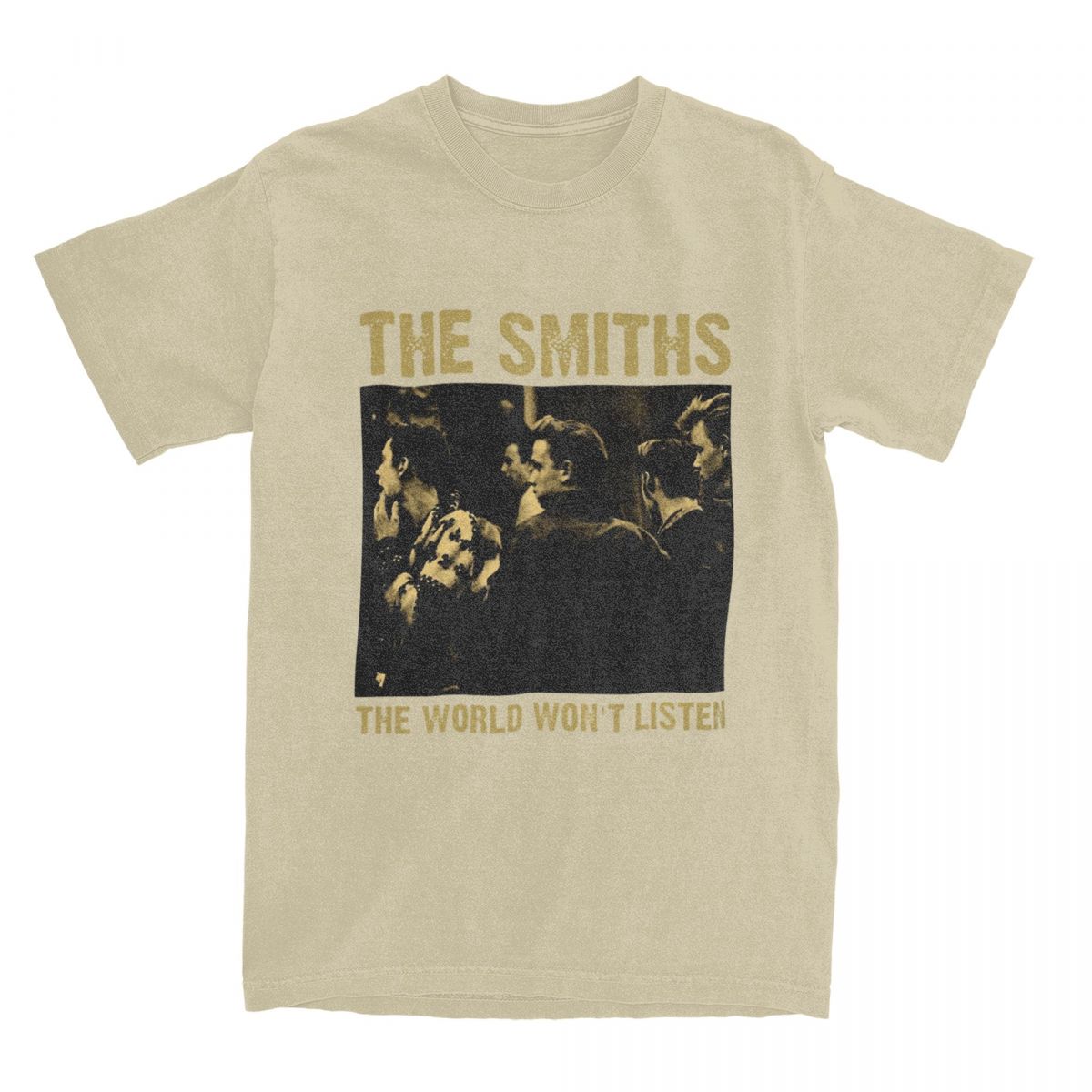 

Футболка The Smiths Літня Мода Принтована Y2K Веселі Футболки 100% Бавовна Футболка Хараджуку Для Чоловіків Короткий Рукав Повсякденний Одяг XXXXXL хакі