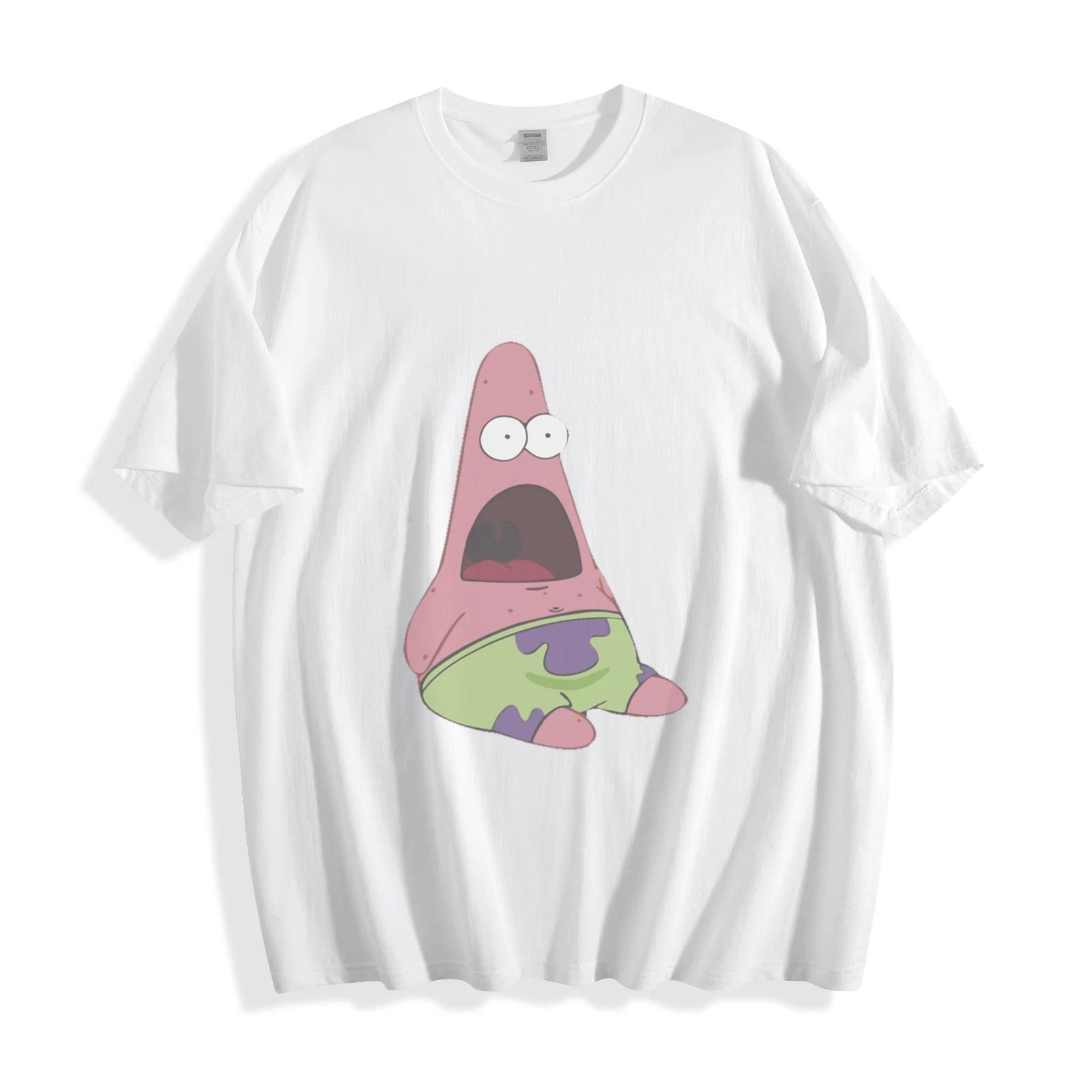 

Patrick Star Shock Face T-Shirt - Hilarious Surprise Unisex Tee 4XL