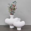 Silicone Vase Moulds Silicone Planter Molds Striped Shape Craft Molds Sculpture Moulds Suitable for Flower Arrangements