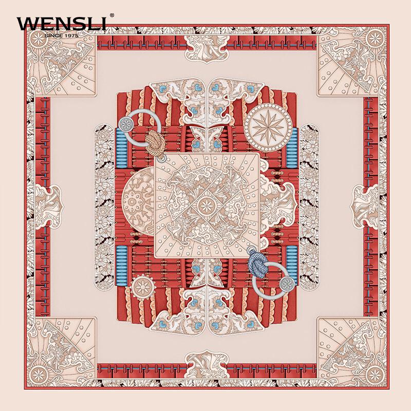 Wanshili Mulan Ode 100% Mulberry Silk Small Scarf