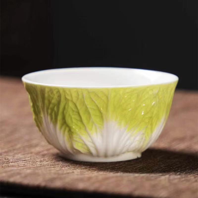 Portable Ceramic Kung Fu Tea Set: Quick Brew with One Pot and Three Cups Pot 175ml, Cup 50ml