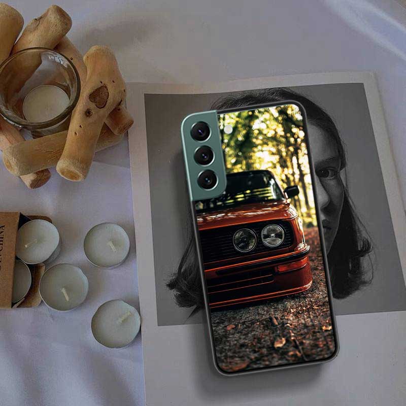 Car for B- Bmwes-S E30 Phone Case For Samsung A15 A25 A35 A55 Galaxy A70S A50S A30S A30 A40 A71 A51 A41 A31 A21 A11 A01 A20S A10
