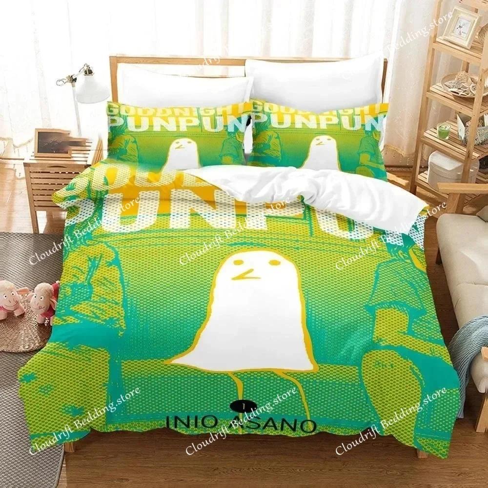 New 3d Print Anime Goodnight Punpun Bedding Set Boys Girls Twin Queen Size Duvet Cover Pillowcase Bed Kids Adult Home Textiles02
