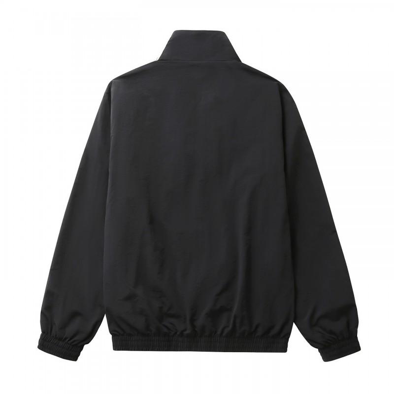 Unisex Casual Oversized Cotton Jacket Lightweight Zip-Up Hoodless Outerwear Teens