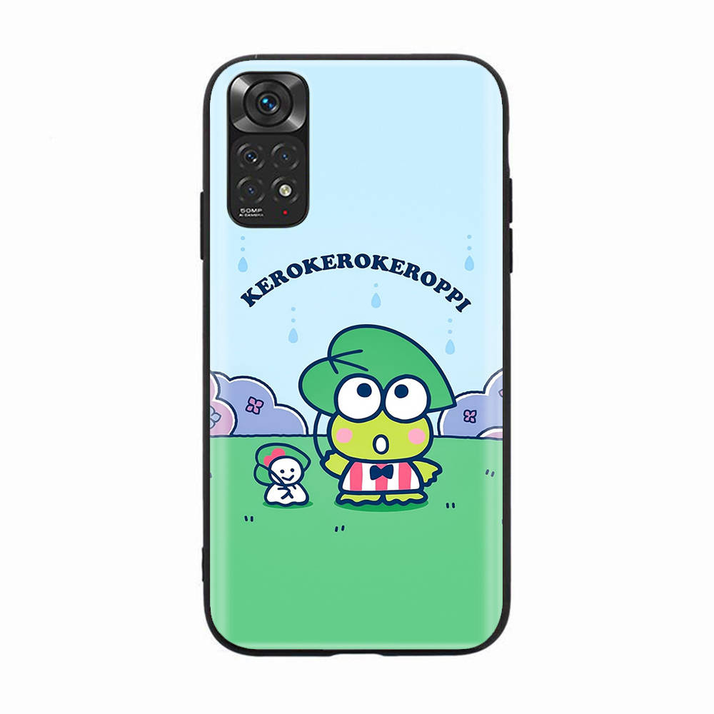 Schwarze Hülle für OPPO Reno 8 6 5 4 Pro Plus Find X3 A17 A3 A31 A38 A40 A53 A54 A55 A74 A76 A78 A77 A80 A94 A95 A96 Lite H-34 Frog Keroppi