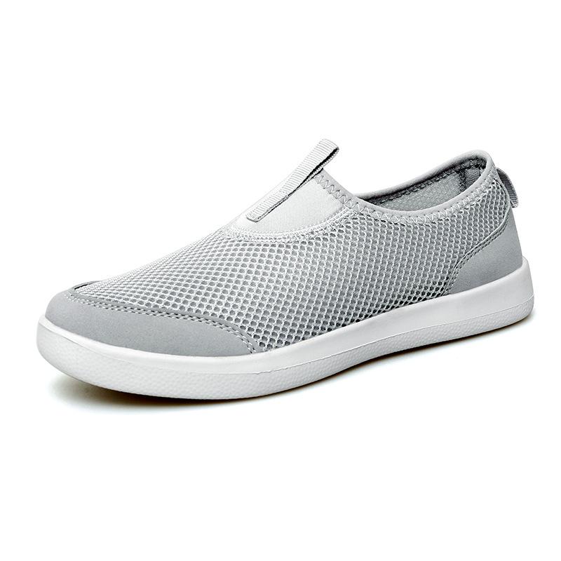 

2024 Spring and Autumn Shoes Women s Travel Women s Shoes Lightweight Mesh Running Shoes Large Size 43 Soft Sole Sneakers Women 43 сірий колір