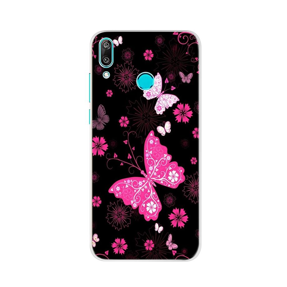 For Huawei Y7 2019 Case Silicone Cartoon TPU Cover Phone Case For Huawei Y7 2019 DUB-LX1 DUB LX1 LX2 LX3 Y 7 Prime Pro 2019 Case