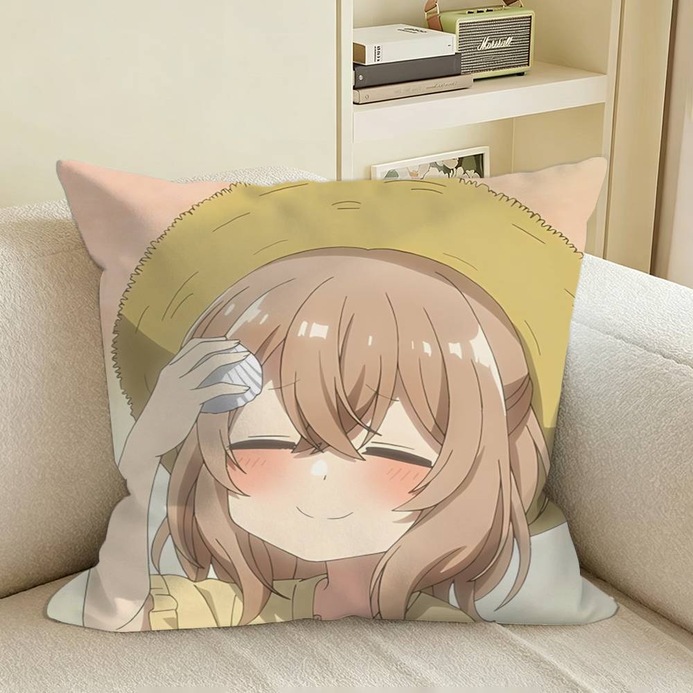 Suicidal Hinako This Monster Wants to Eat Me Square Sofa Pillow Cover Solid Color Living Room Home Decor Cushion Case