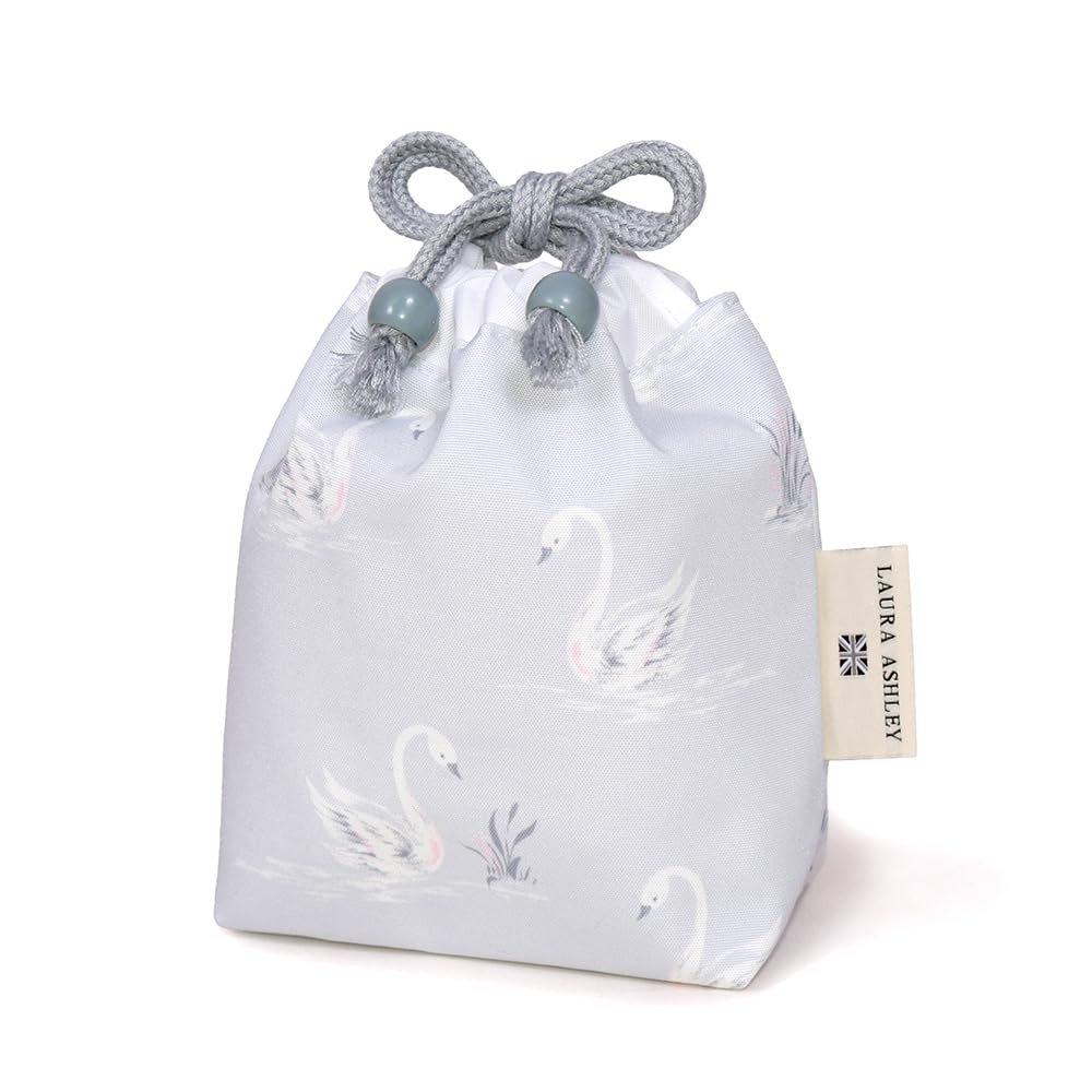 BUNTER CANDY-STIL Laura Ashley Schwäne Kinder-Schultasche 5-teiliges Set Wasserabweisend Bügelfrei Unterrichtstasche Schuhtasche Sportbeutel