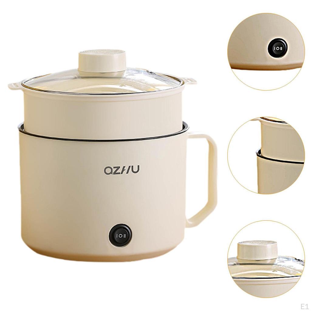 Mini Oală Electrică Fierbător pentru Gătit Rapid pentru Cămin Paste Friptură