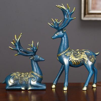 Creative European Wine Rack: Elegant Deer Ornament for Living Room or TV Cabinet - Ideal Home Decor & Housewarming Gift