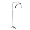 LED Half Moon Floor Light Remote Aluminum Adjustable Standing Lash Lamp for Lash Extensions