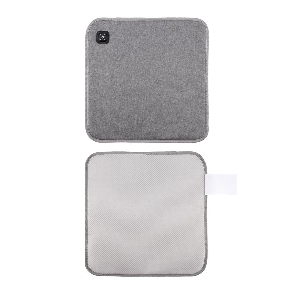 43X43CM/43X90CM Electric Heating Seat Cushion with 3 Adjustable Temperatures for Office Camping Chair Backrest Heated Mat Heater