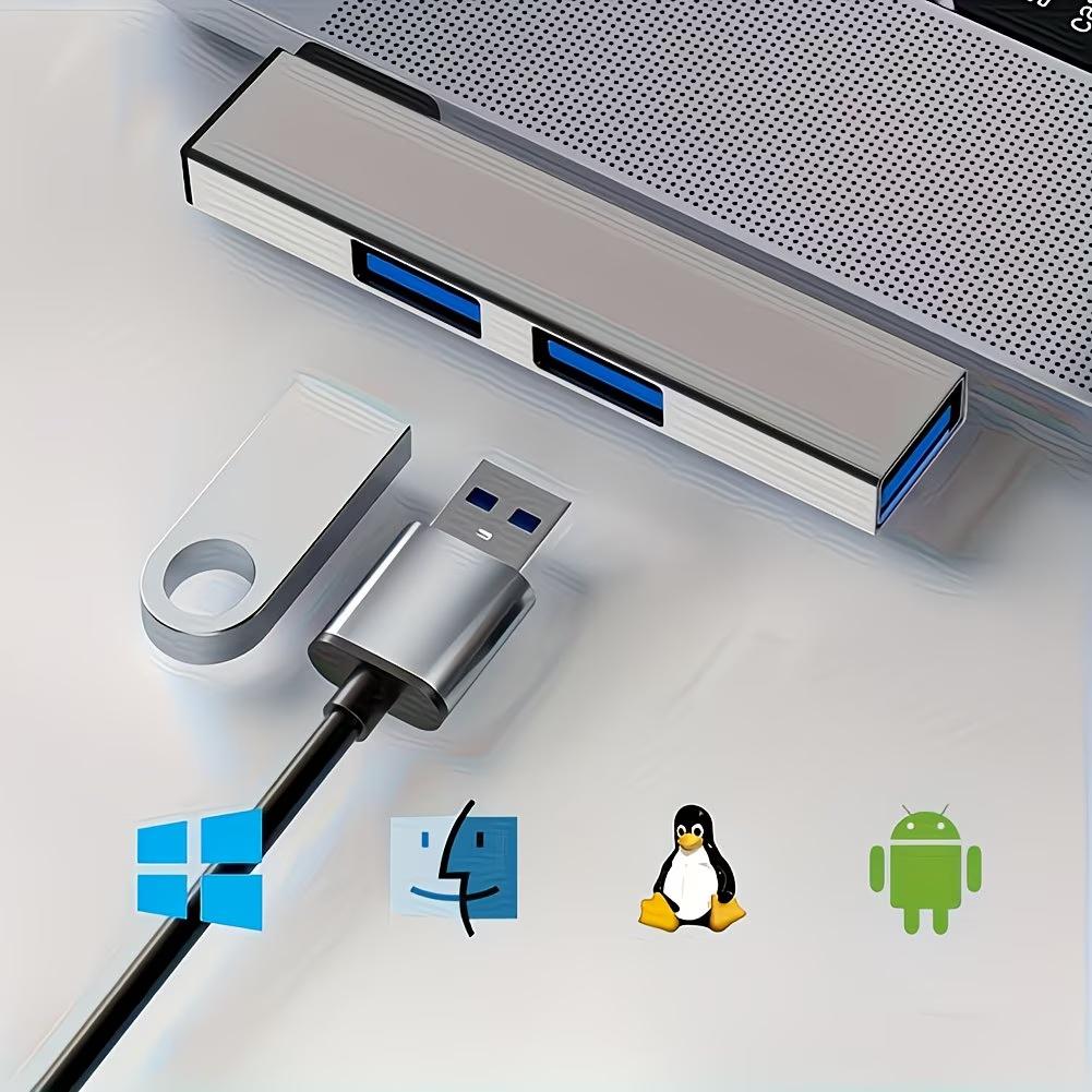 Set of 5 Versatile USB Adapters Converting USB C to USB A Featuring a USB 3.0 Hub for Quick Charging And OTG Functionality 3