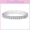 Bridal Water Drip Necklace Earring Bracelet Set For Wedding Ceremony