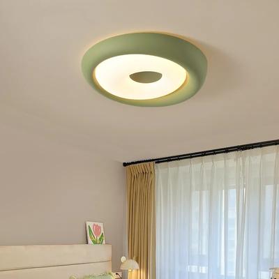 Plafoniera cu Led Moderna Lampa de Tavan Montata la Suprafata Verde Dormitor Sufragerie Luminozitate Panou Luminozitate