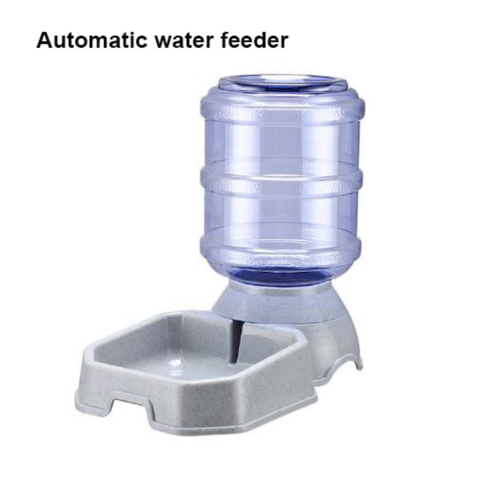 High Capacity Dog Automatic Feeders Plastic 21*32.5*31cm Feeding and Drinking Tool 5 Colors Pet Feeding Bowl Pet Supplies