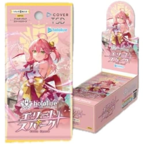 [Ships the day before release] Hololive Card Game Booster Pack 3 Elite Spark BOX [Shrink-wrapped and unopened] *Purchase 12 boxes and receive in an un