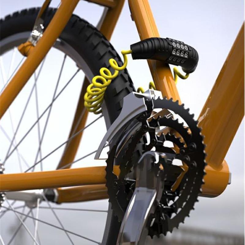 1 PC Universal Motorcycle Electric Cars Security Helmet Password Wire Lock Portable Anti-theft Road Bike Bicycle Locks