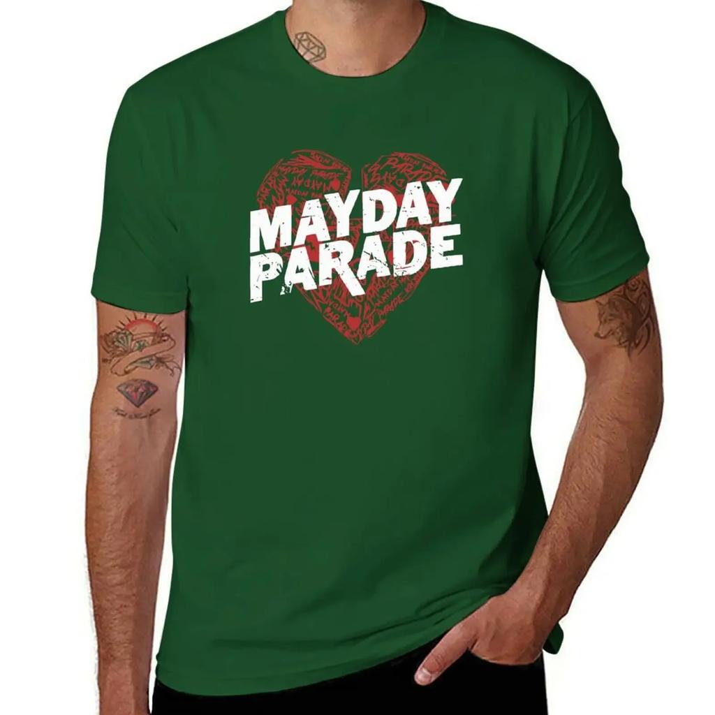heart art mayday parade logo T-Shirt vintage tees vintage graphic tee workout shirts for men