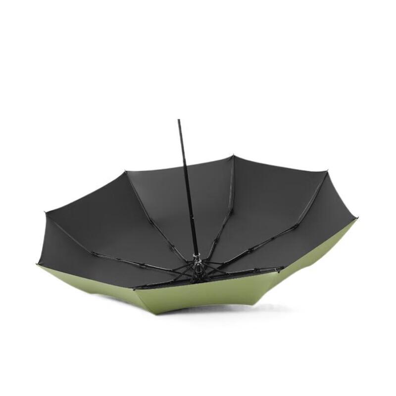 Xuqing Solid Wood Handle 3-Fold UV Sun/Rain Umbrella