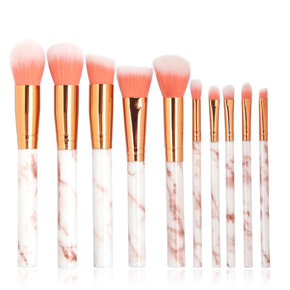 Makeup Brushes Set Professional 10Pcs Kits Powder Foundation Brush