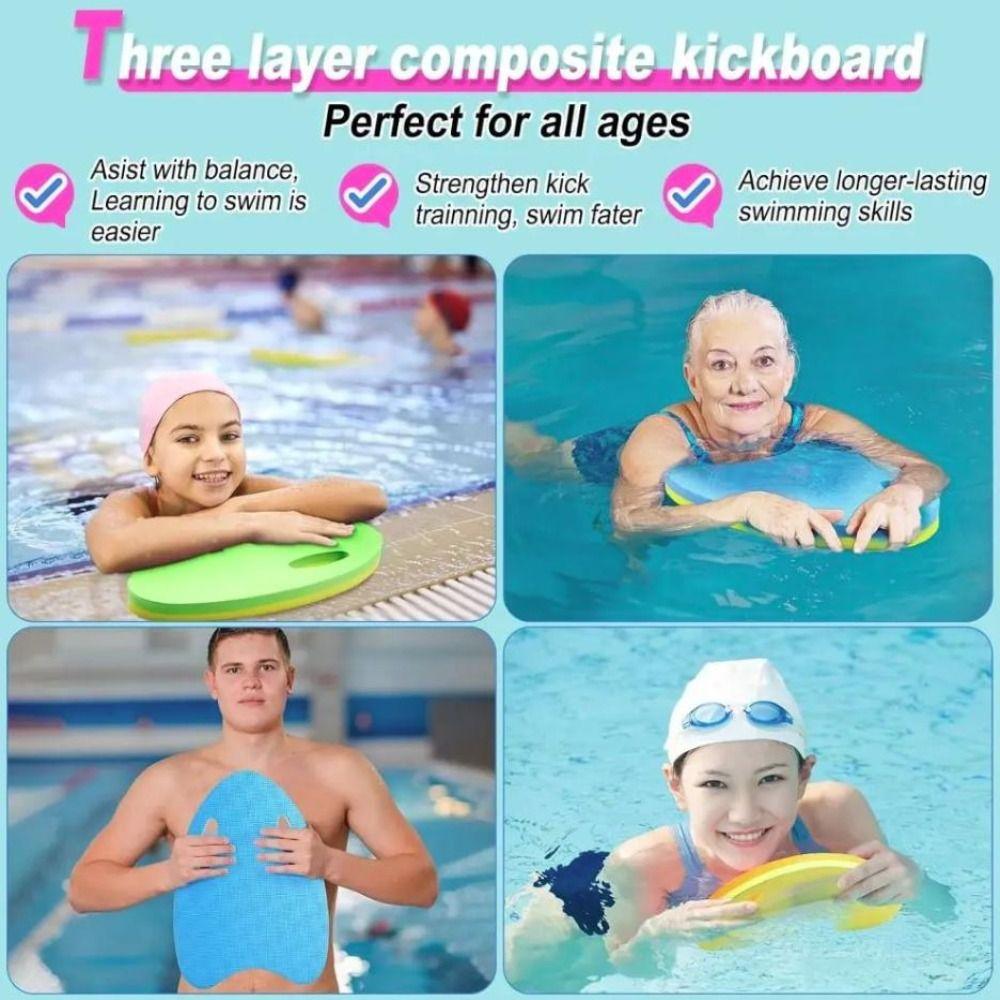Lightweight EVA Swimming Board Floating Plate Cartoon Plate Surf Kids Swimming Kickboard Summer