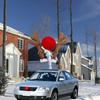 Car Christmas Decorations, Reindeer Antlers for Car 3Pcs Auto Antlers and Nose for Vehicle Christmas Decorations