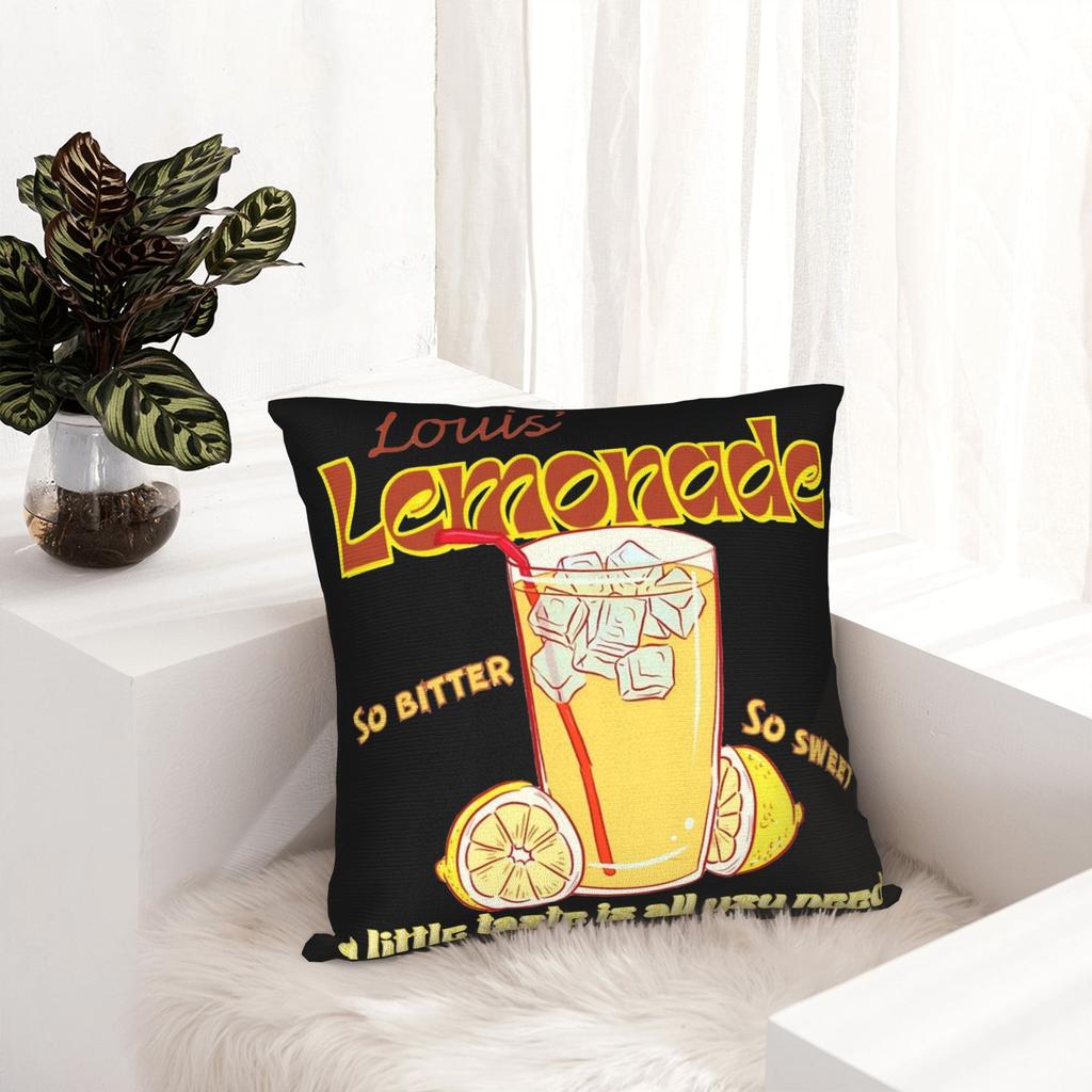 Louis Tomlinsons Lemonade Pillowcase Printed Polyester Cushion Cover Gift Throw Pillow Case Cover Home Zipper