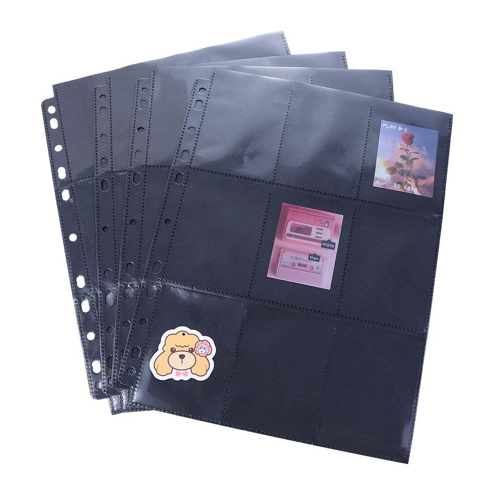 Album Replacement Collection Album Black Storage Page Inner Page Loose-leaf Inners Card Album
