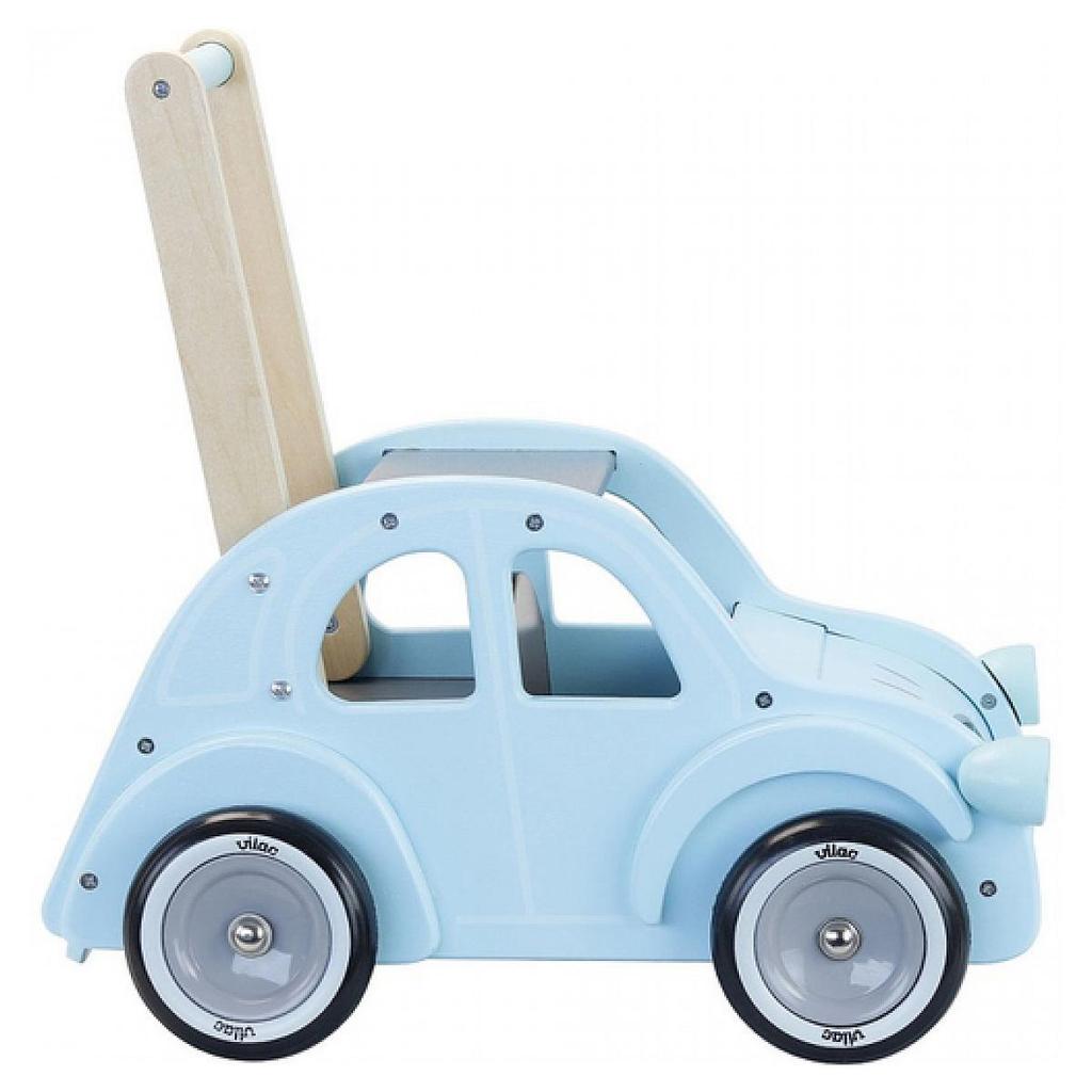 Vilac Chariot de marche Citroën 2CV push walker blue ciel
