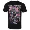Fantasy Heavy‑Metal Streetwear T-Shirt Beast in Black Löwenkrieger Totenkopf Motiv Vorderseite Rückseite Druck Herren Damen Retro Dunkel Rock Lässig