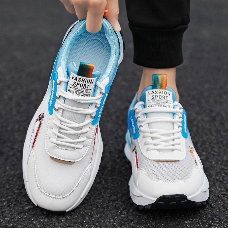 Pánské Boty Tenisky pánské ležérní Pánské Boty tenis Luxusní boty Trenér Závody Prodyšné Boty módní běžecké Boty pro ženy