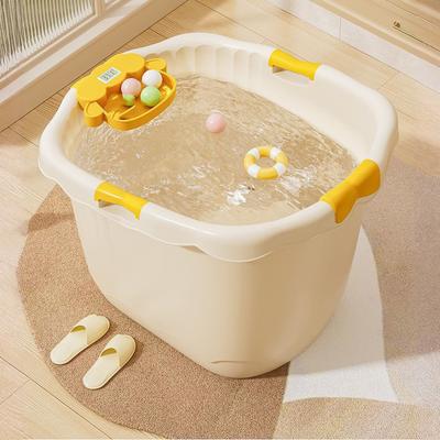 Kids Bath Barrel Thickened Baby Sit Bath Tub Toddler Bathtub for Children
