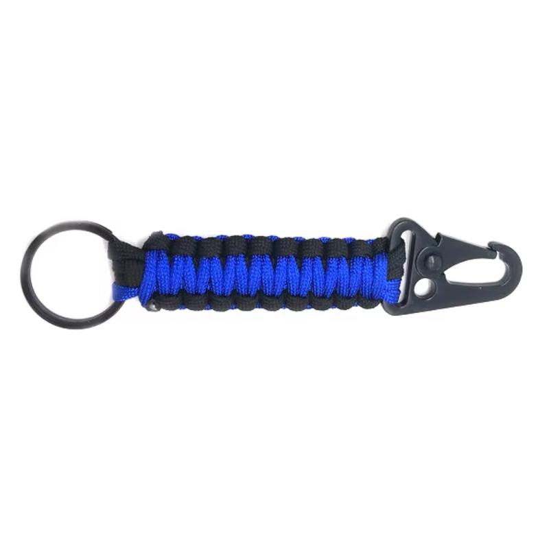 10pcs Paracord Keychain Military Braided Core Rope Carabiner Bottle Opener Outdoor Emergency Knot Survival Tools for Camping 4